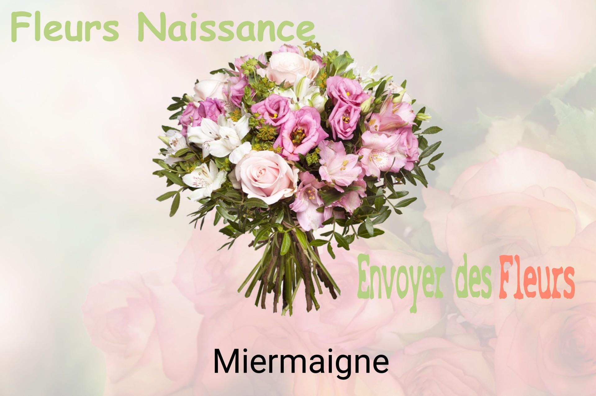 Bouquet de fleurs de naissance livré à Miermaigne